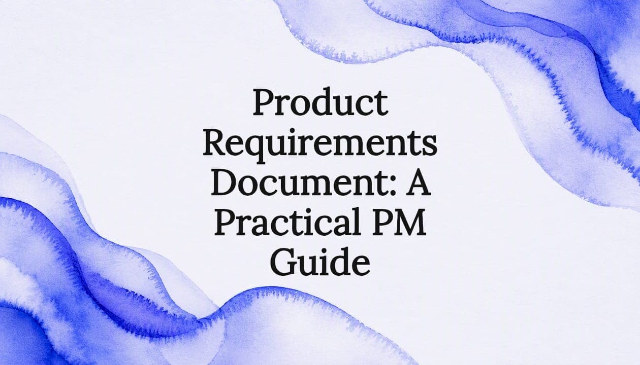 Product Requirements Document: A Practical PM Guide