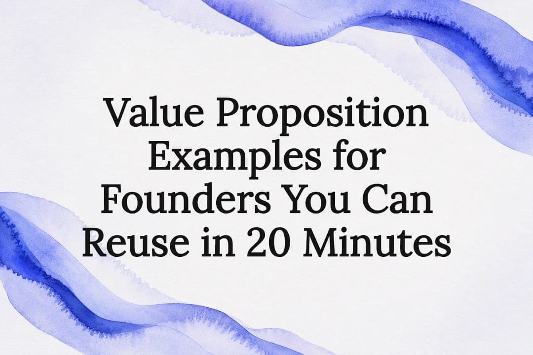 Value Proposition Examples for Founders You Can Reuse in 20 Minutes